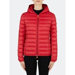 SAVE THE DUCK woman's red light weight packable puffer jacket